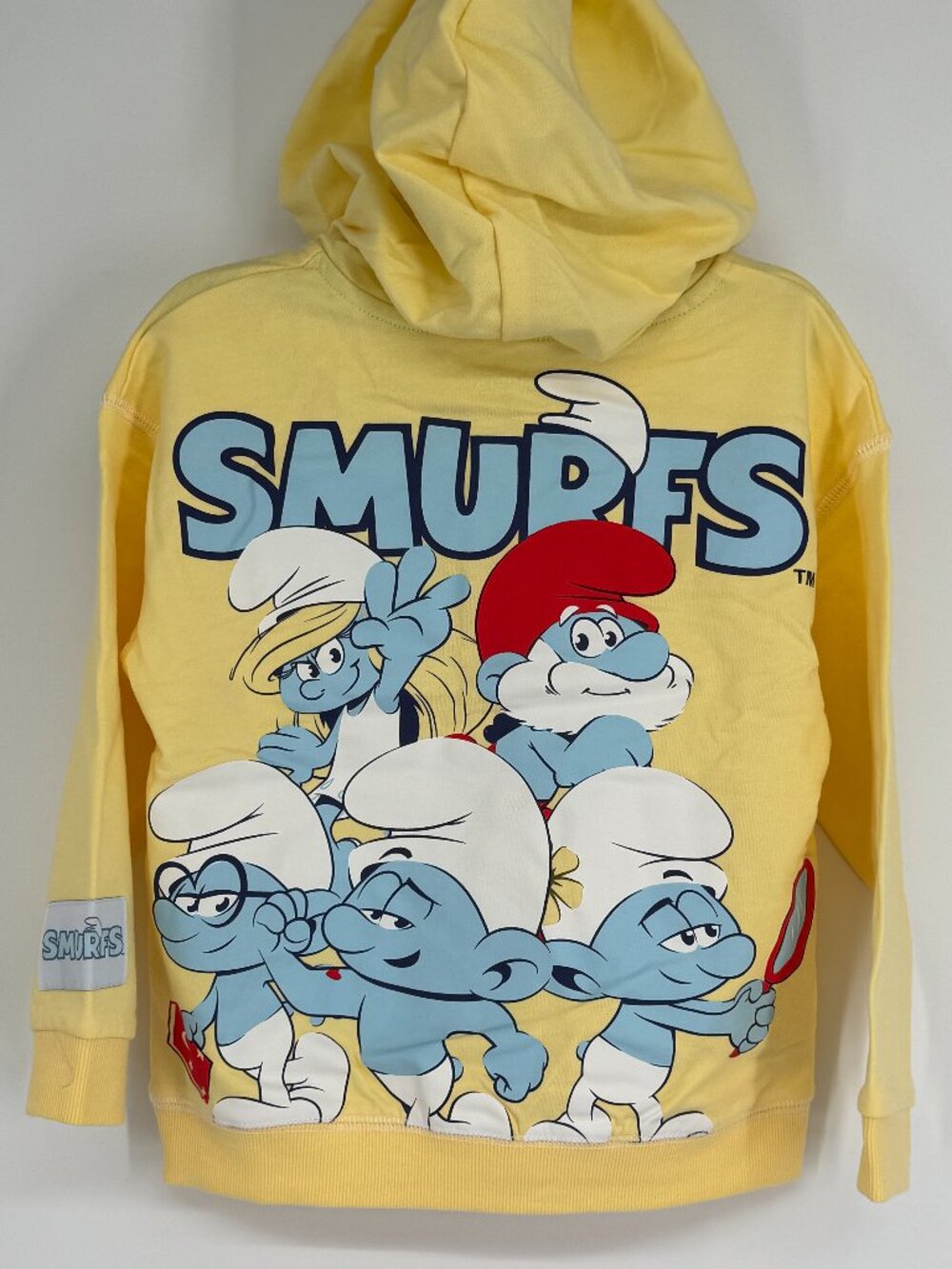 Smurfs Unisex Kids Hooded Shirt / Hoodie - Yellow - Size 4T - NWT - In poly bag - Picture 1 of 8